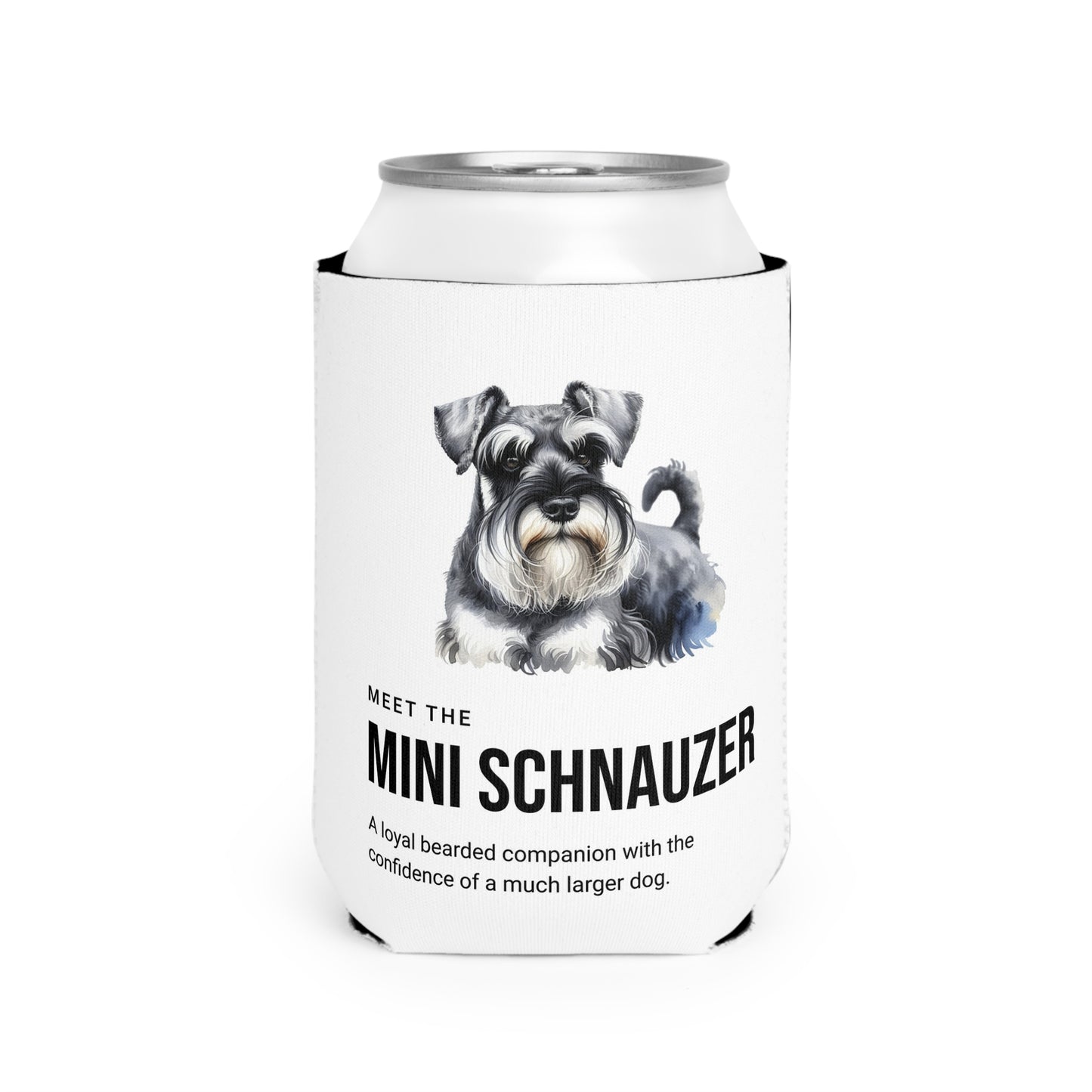 Mini Schnauzer Cooler Sleeve- Koozie