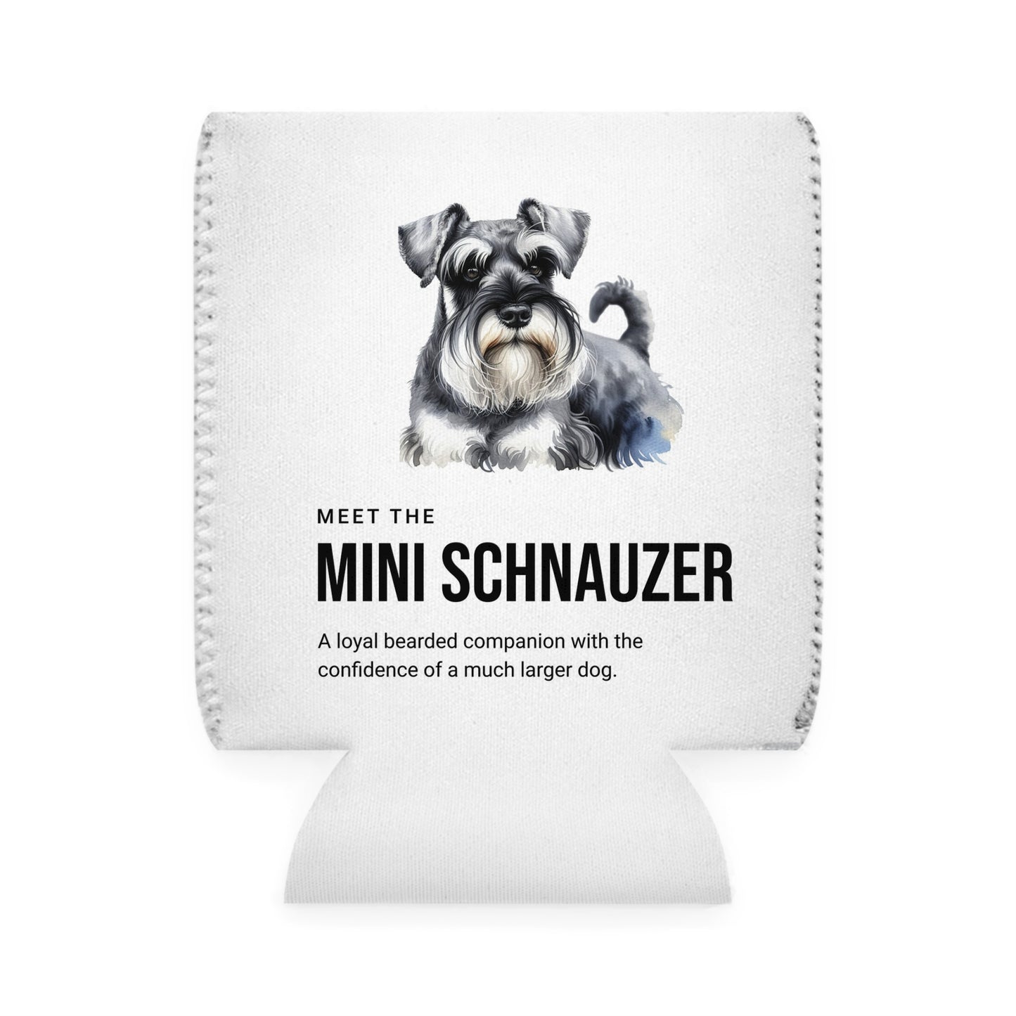 Mini Schnauzer Cooler Sleeve- Koozie