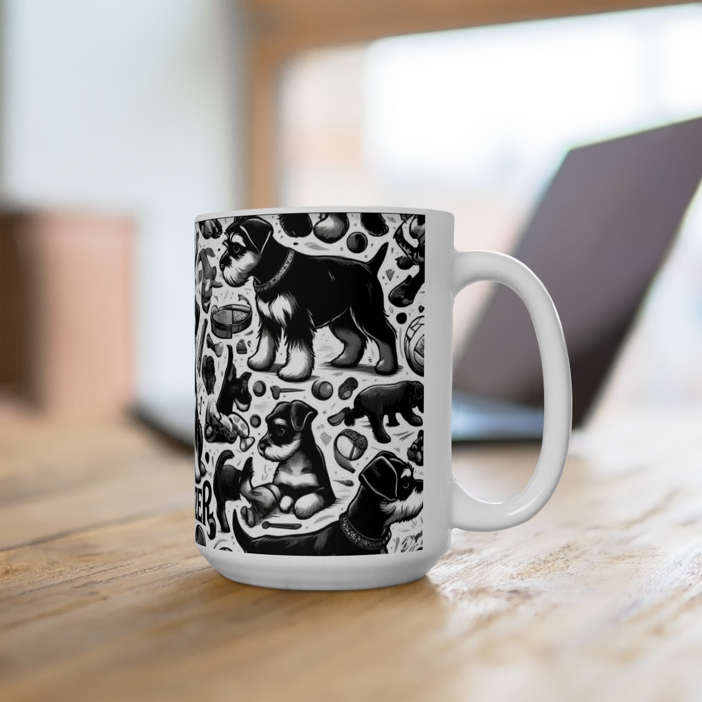 Playful Schnauzers Mug (11oz, 15oz)