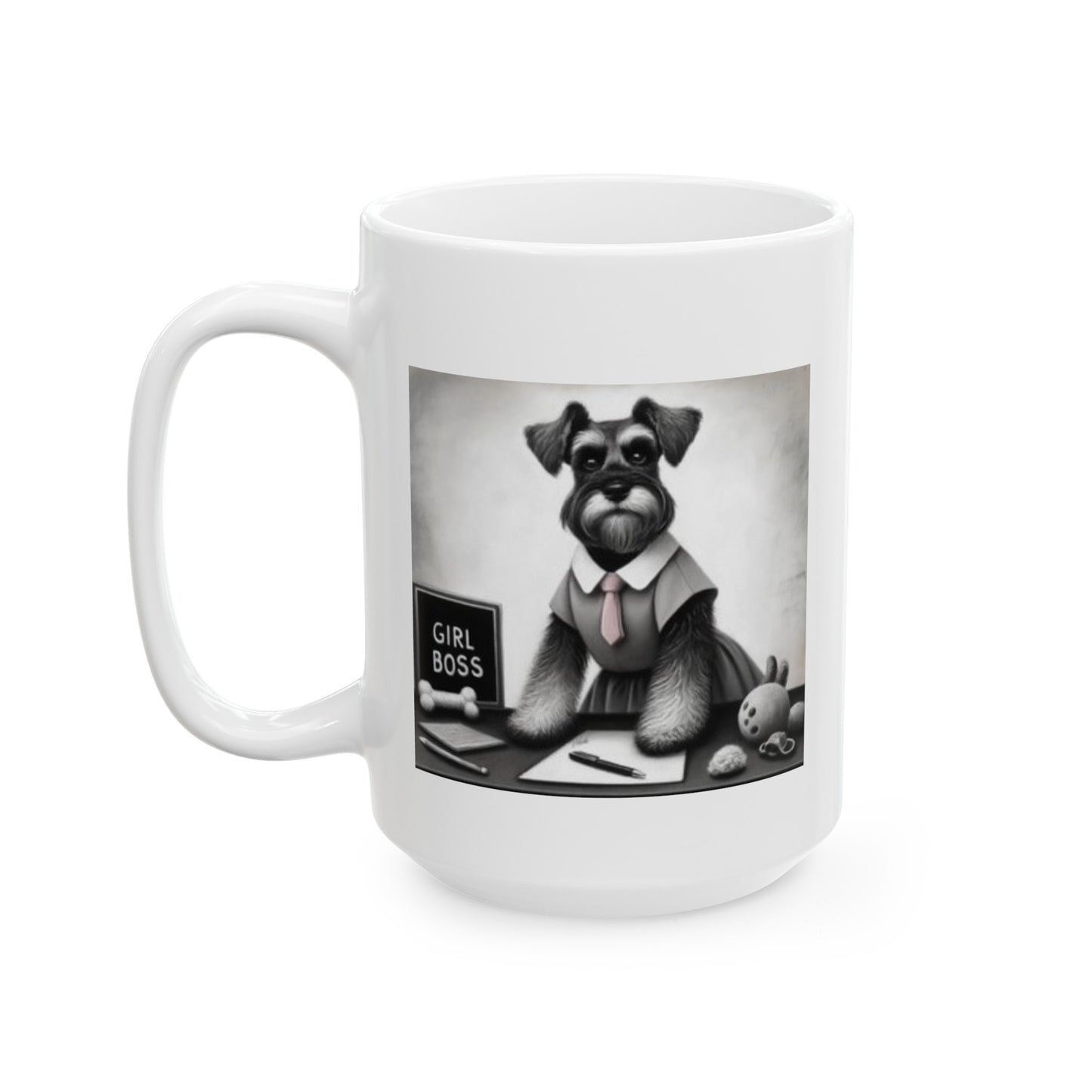 Girl Boss Schnauzer Mug (11oz, 15oz)