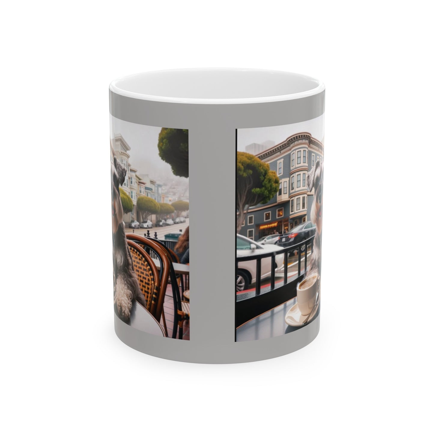 Ceramic Mug, San Francisco Schnauzer (11oz, 15oz)