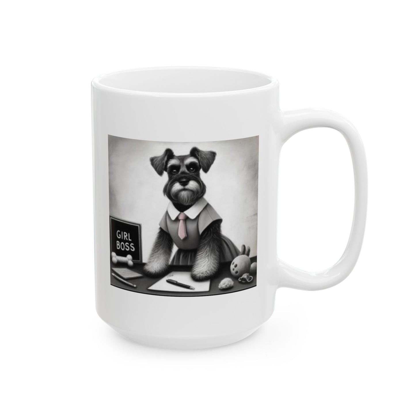 Girl Boss Schnauzer Mug (11oz, 15oz)