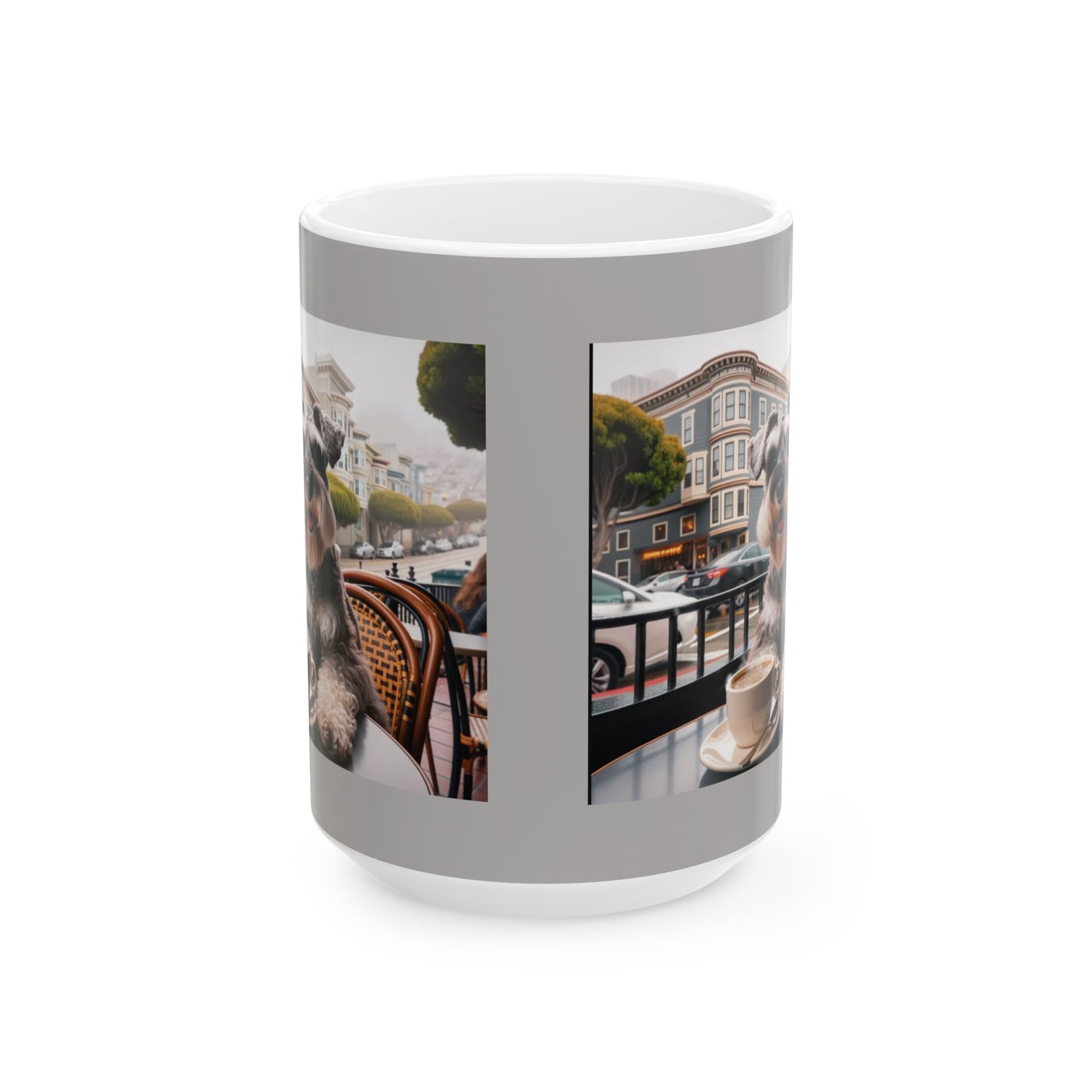 Ceramic Mug, San Francisco Schnauzer (11oz, 15oz)