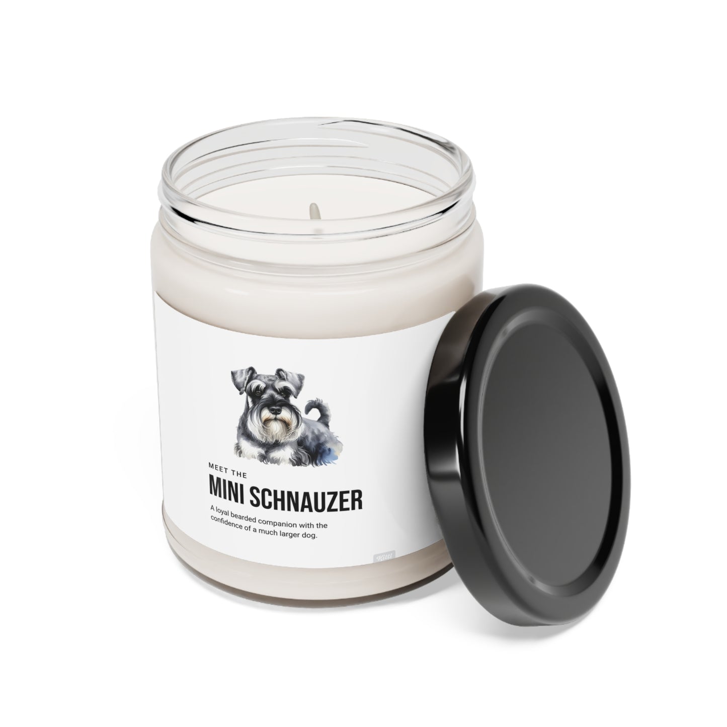 Scented Soy Candle, 9oz- Mini Schnauzer