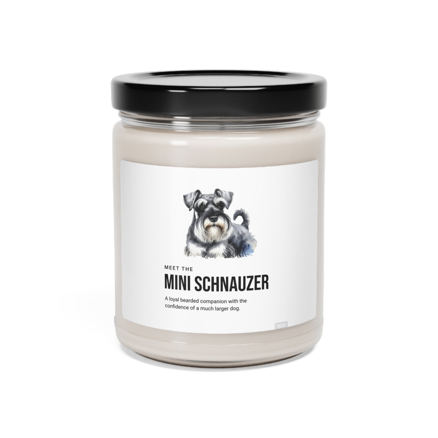 Scented Soy Candle, 9oz- Mini Schnauzer