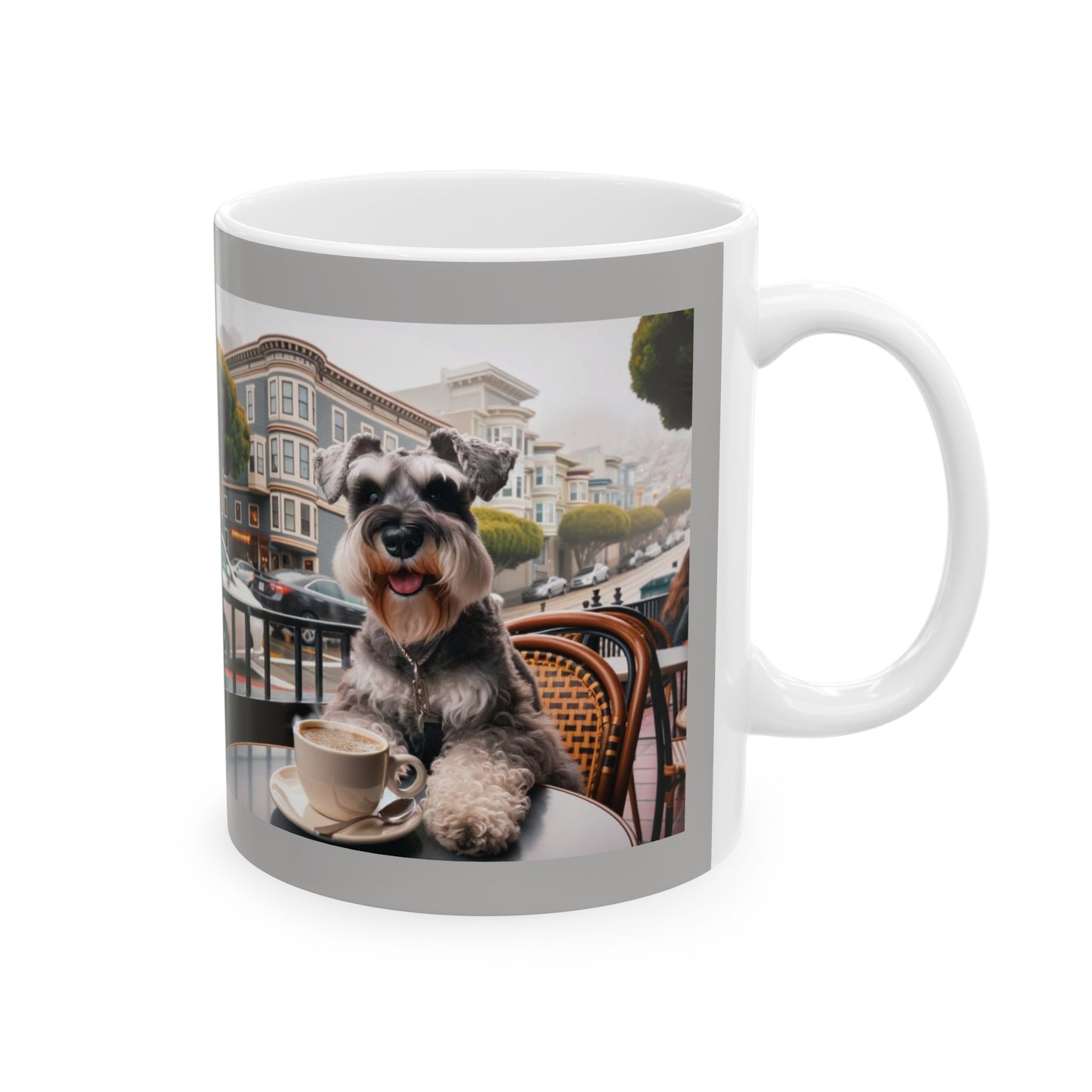 Ceramic Mug, San Francisco Schnauzer (11oz, 15oz)