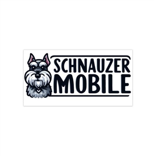 Schnauzermobile Bumper sticker