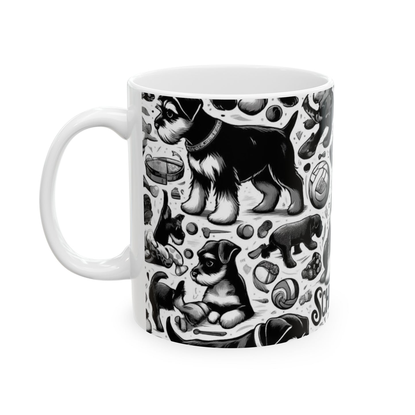 Playful Schnauzers Mug (11oz, 15oz)