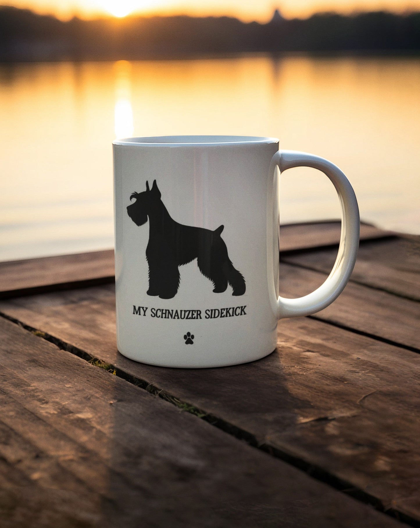 Schnauzer Sidekick mug (11oz, 15oz)